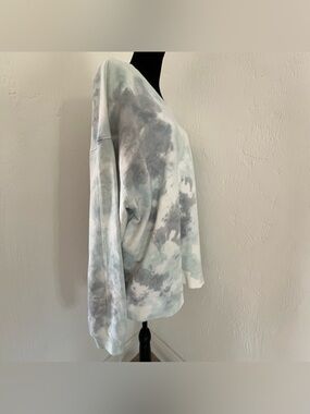 DSG Twitch & Allison long sleeve tie-dye sweatshirt men 2XL blues 100% cotton